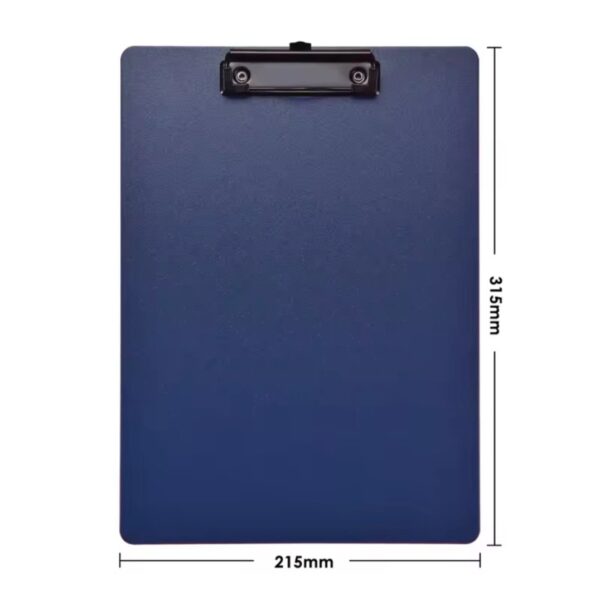 Single sided blue A4 clipboard