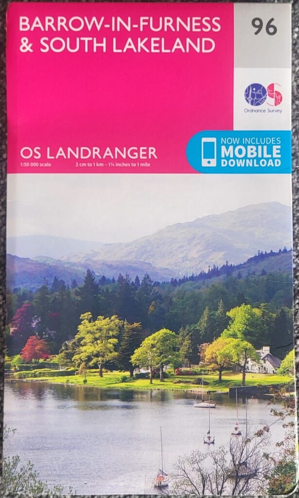 OS Landranger 96 Barrow-in-Furness & South Lakeland
