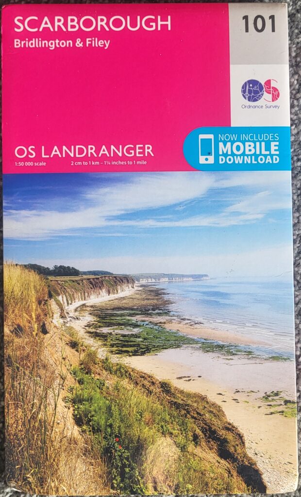 OS Landranger 101 Scarborough