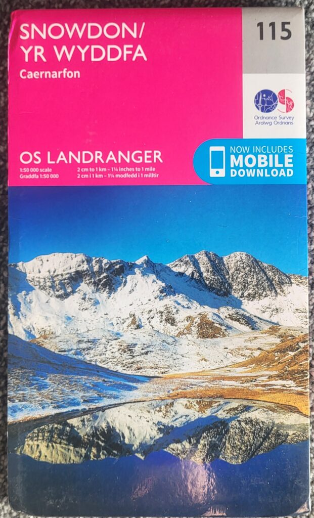 OS Landranger 115 Snowdon / Yr Wyddfa
