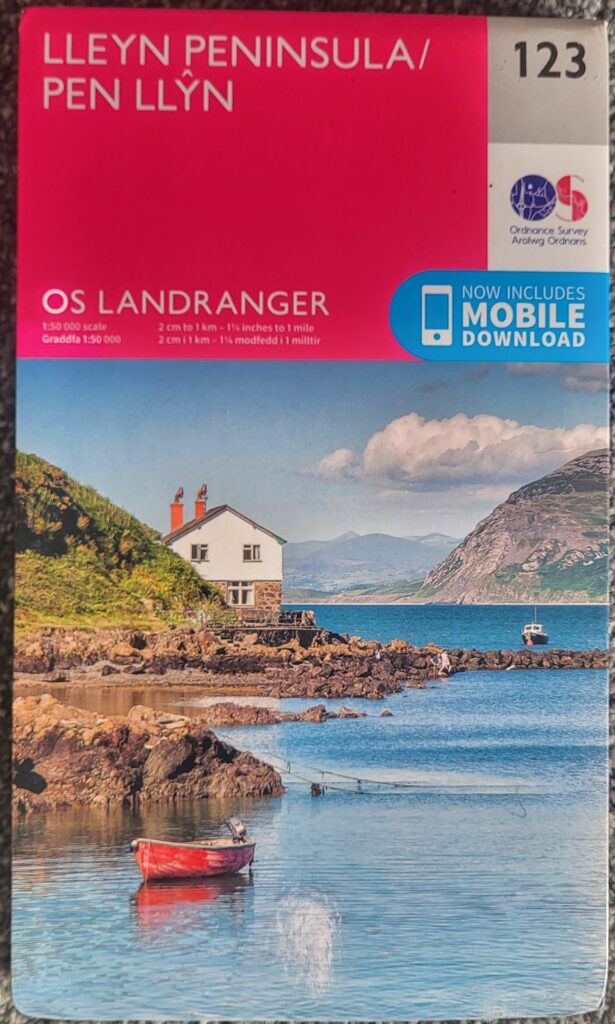 OS Landranger 123 Lleyn Peninsula / Pen Llyn