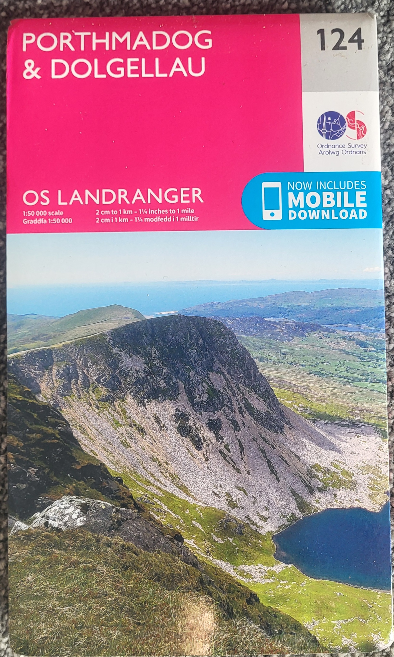 OS Landranger 124 Porthmadog & Dolgellau